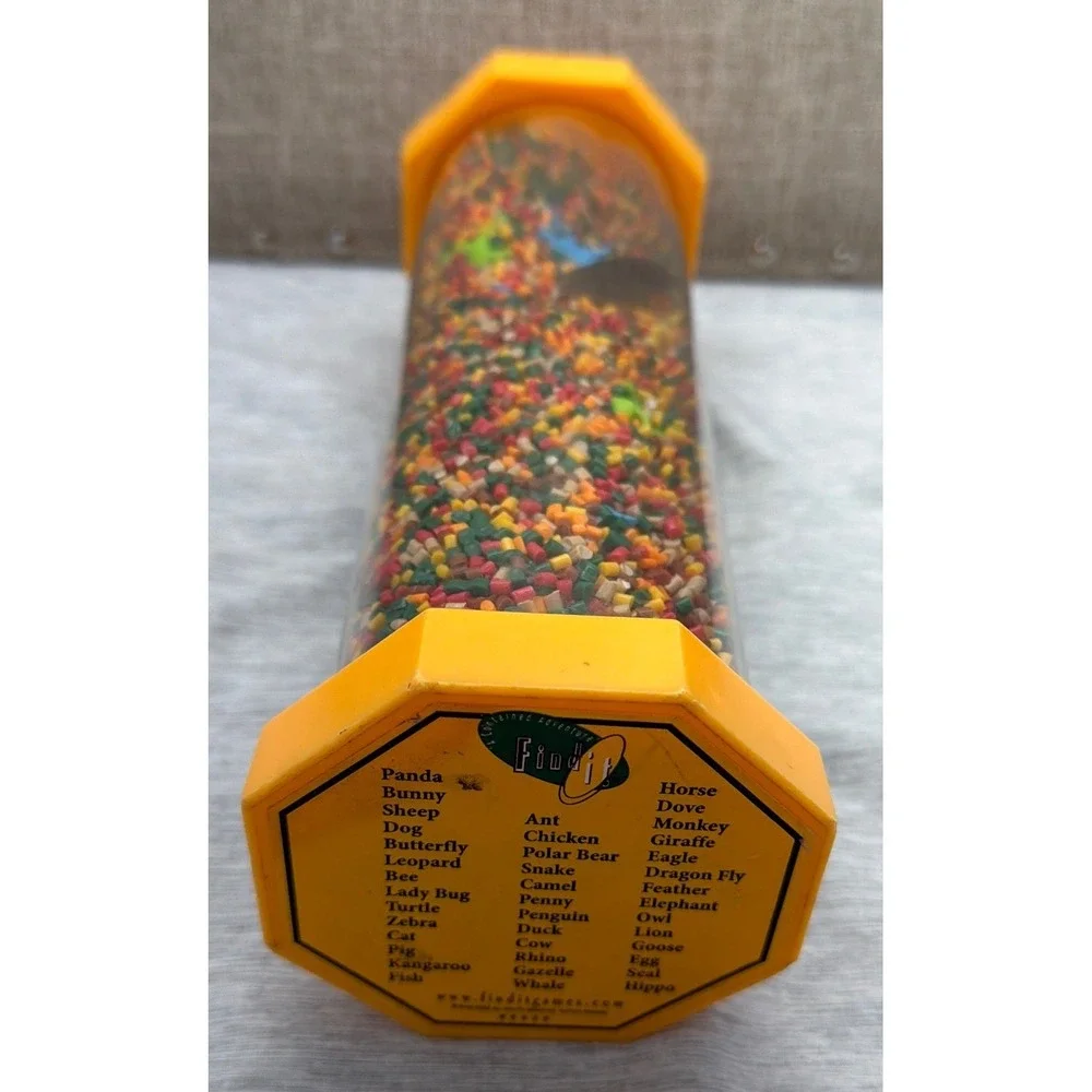 Find It Games The Original Hidden Object Search Tube Yellow 40 Items 2003